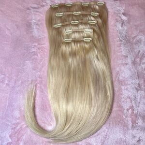 Bellami Silk Seam Clip In Extensions 20” Platinum Blonde